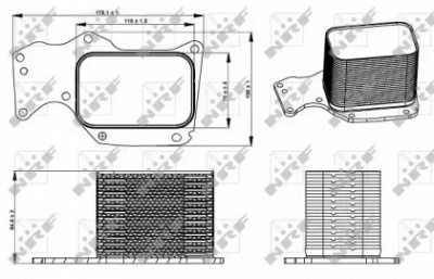 WILMINK GROUP wg1720025 -  масляный радиатор, двигательное масло